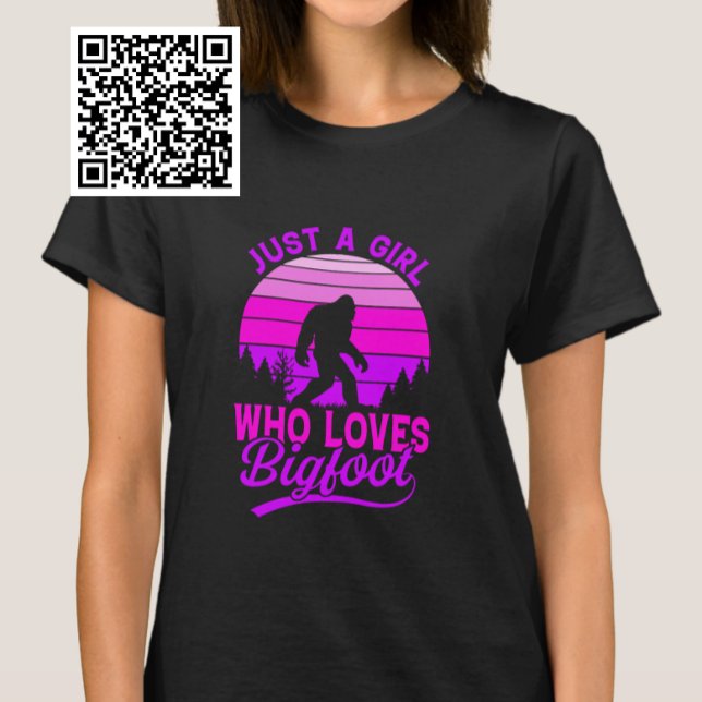Just A Girl Who Loves Bigfoot T-Shirt (Creator Uploaded)