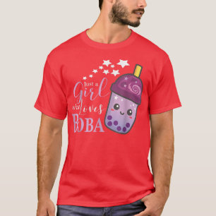 Just A Girl Who Loves Boba I Bubble Tea I Boba Tea T-Shirt