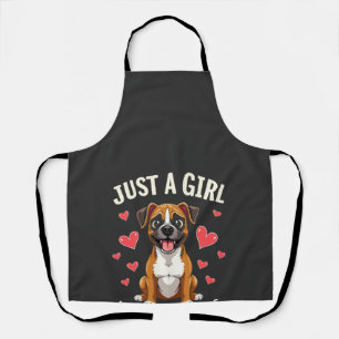 Just a girl who loves Boxers Apron