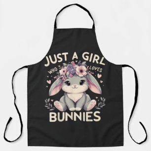 Just A Girl Who Loves Bunnies Apron