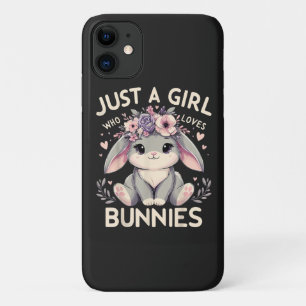 Just A Girl Who Loves Bunnies iPhone 11 Case