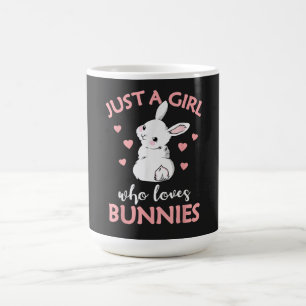 Just A Girl Who Loves Bunnies Rabbit Coffee Mug