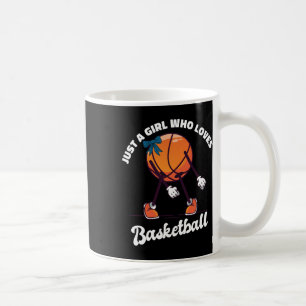 Just A Girl Who Loves Bysketbyll - Bysketbyll Girl Coffee Mug
