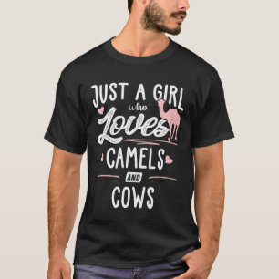 Just A Girl Who Loves Camels And Cows Women T-Shirt