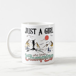 Just A Girl Who Loves Camping Coffee Mug