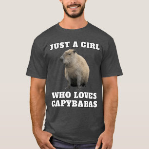 Just a Girl Who Loves Capybara friends T-Shirt