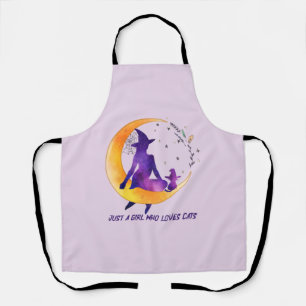 Just A Girl Who Loves Cat Apron