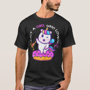 Just A Girl Who Loves cats adopt me pets Funny T-Shirt