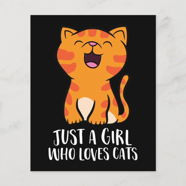 Just a Girl Who Loves Cats Pullover (Front)
