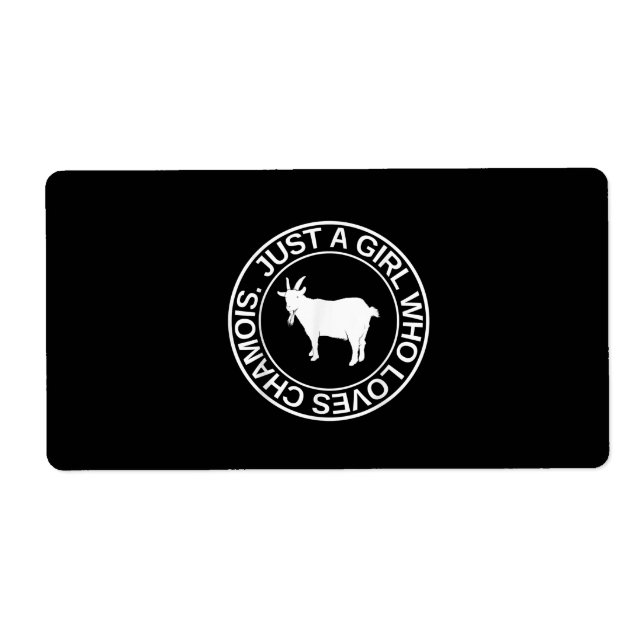 Just A Girl Who Loves Chamois Gift For Women Goat (Front)