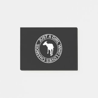 Just A Girl Who Loves Chamois Gift For Women Goat Post-it Notes
