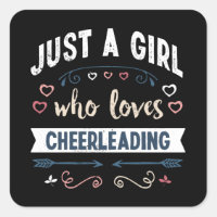 Just a Girl who loves Cheerleading Funny Gifts