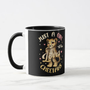 Just A Girl Who Loves Cheetahs Women Cheetah Mug