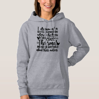 Just a Girl Who Loves Chickens Crazy Chicken Lady Hoodie