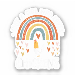 Just A Girl Who Loves Chickens Rainbow Gifts Poult