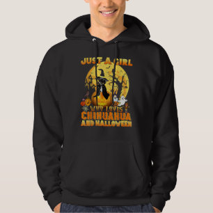 Just A Girl Who Loves Chihuahua Just A Girl Who Lo Hoodie