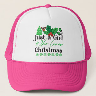 Just A Girl Who Loves Christmas-42318 Trucker Hat