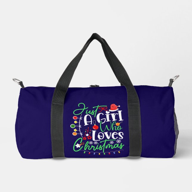Just A Girl Who Loves Christmas-64714 Duffle Bag (Front)