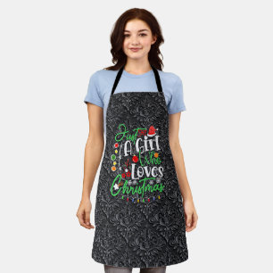 Just A Girl Who Loves Christmas Apron