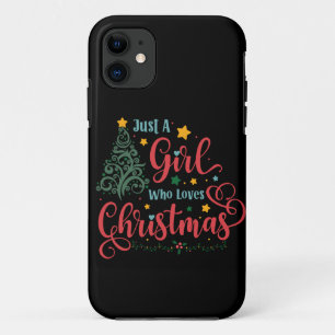 Just A Girl Who Loves Christmas Case-Mate iPhone C 11 Case