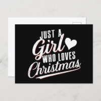 Just A girl Who Loves Christmas 