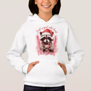 Just A Girl Who Loves Christmas Racoon-71692
