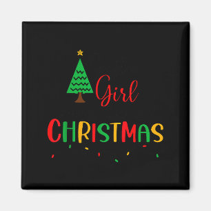 Just A Girl Who Loves Christmas, Women, Girls, Kid Magnet