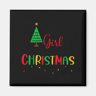 Just A Girl Who Loves Christmas, Women, Girls, Kid Magnet