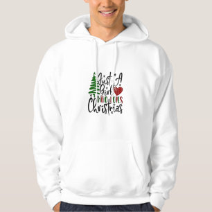 Just a Girl Who Loves Christmas Xmas Lovers Hoodie