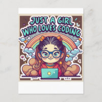 Just A Girl Who Loves Coding Geek Coding Women