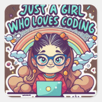 Just A Girl Who Loves Coding Geek Coding Women