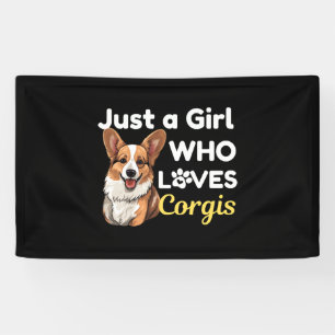 Just a Girl Who Loves Corgis Banner