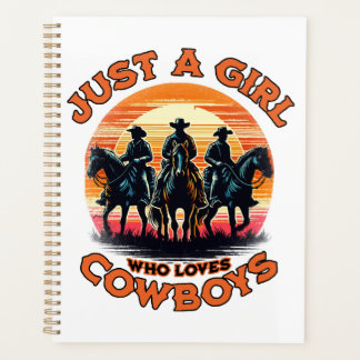 Just a girl who loves cowboys planner