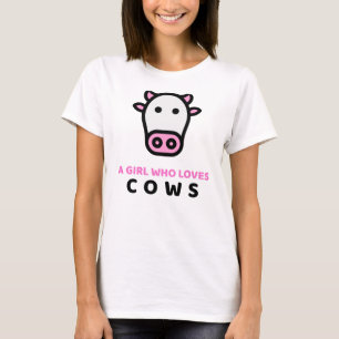Just A Girl Who Loves Cows T-Shirt