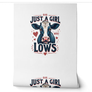 Just A Girl Who Loves Cows Vintage Neon Cow Lover  Wallpaper