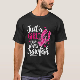 Just A Girl Who Loves Crawfish Cute T-Shirt