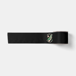 Just A Girl Who Loves Cucumbers - Funny Vegetarian Satin Ribbon