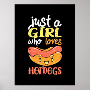 Just A Girl Who Loves Dachshund Dog Poster