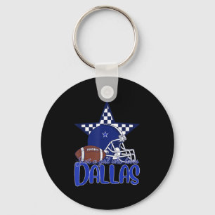 Just A Girl Who Loves Dallas Tee For Women Mum Kid Key Ring