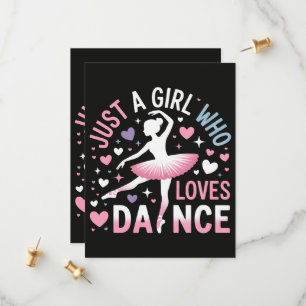 Just a Girl who Loves Dance Save The Date