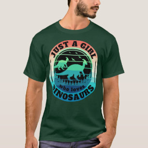 Just a girl who loves Dinosaurs Full 2 T-Shirt