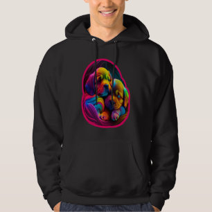 Just A Girl Who Loves Dogs Cute Labrador Retriever Hoodie