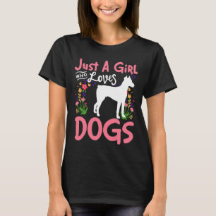 Just A Girl Who Loves Dogs Doberman  289 T-Shirt