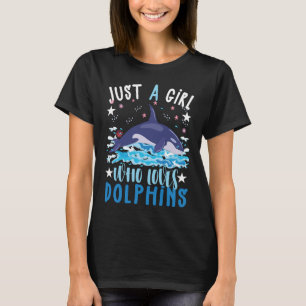 Just A Girl Who Loves Dolphins T-Shirt-productor-m T-Shirt