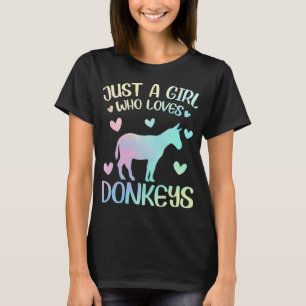 Just A Girl Who Loves Donkeys T-Shirt