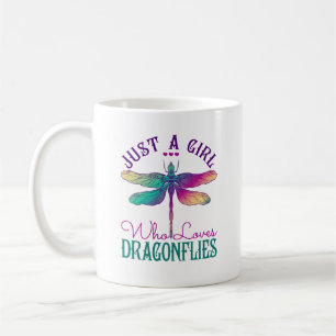 Just a Girl Who Loves Dragonflies Coffee Mug