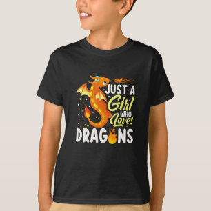Just A Girl Who Loves Dragons adorable T-Shirt