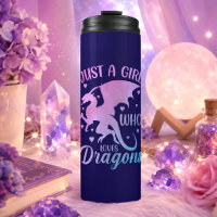 Just A Girl Who Loves Dragons - Fantasy Dragon