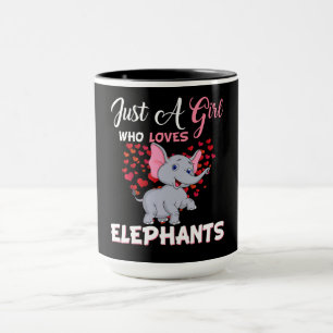 Just A Girl Who Loves Elephants Gifts Mug
