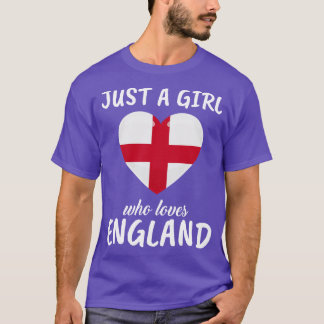 Just A Girl Who Loves England T-Shirt